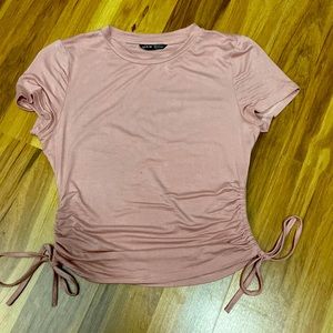 Pink crop top